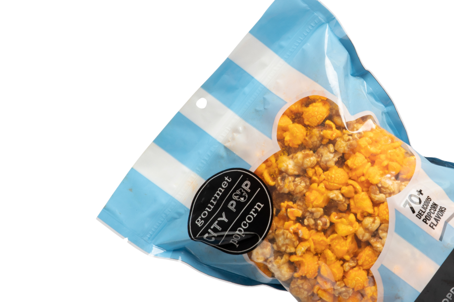 Cheese and Caramel Mix Popcorn