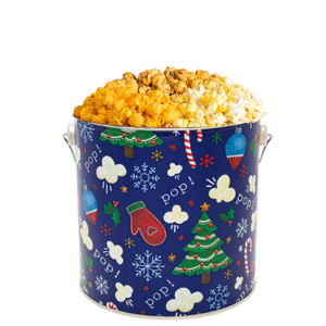 Popping Holiday 1 Gallon Popcorn Tin