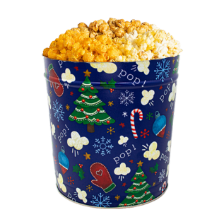Popping Holiday Custom 6.5 Gallon Popcorn Tin
