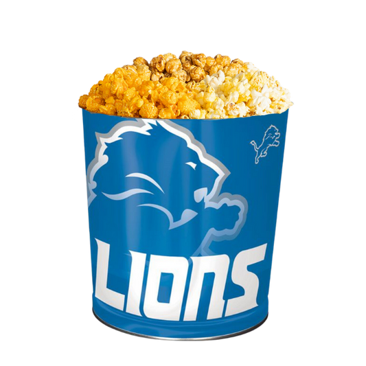 Detroit Lions Popcorn Tin