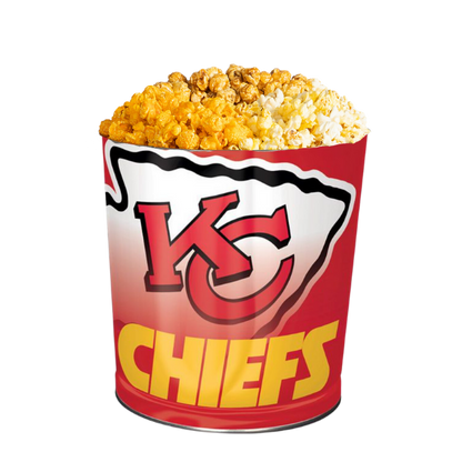 Kansas City Chiefs Popcorn Tin