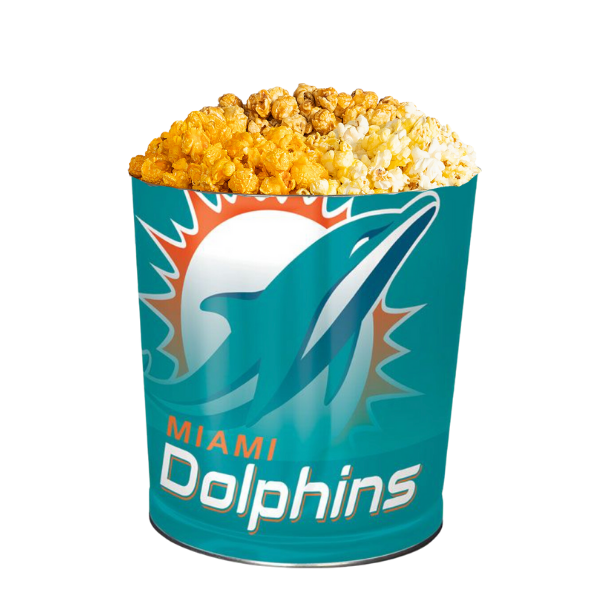 Miami Dolphins Popcorn Tin