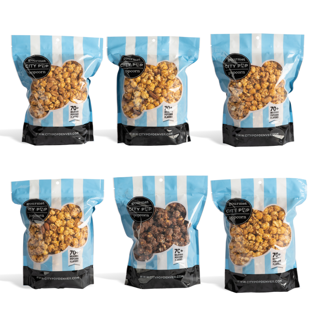 Nuts about Popcorn Bags Sampler Pack