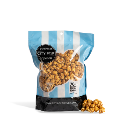 City Pop Caramel Peanut Popcorn Bag With Kernel