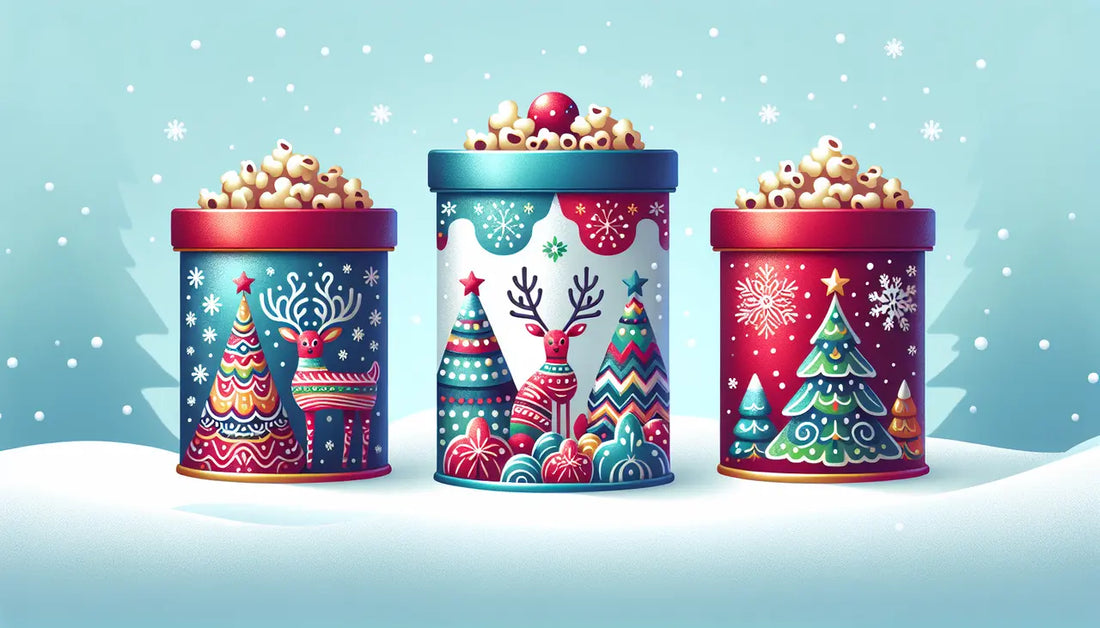 Bringing Joy to the Season with Unique Holiday Popcorn Tins