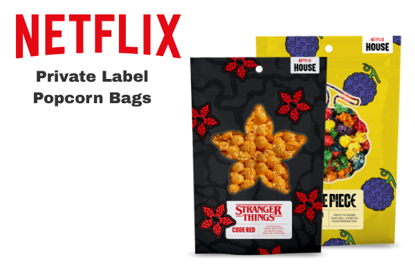 Netflix Private Label Popcorn Bags