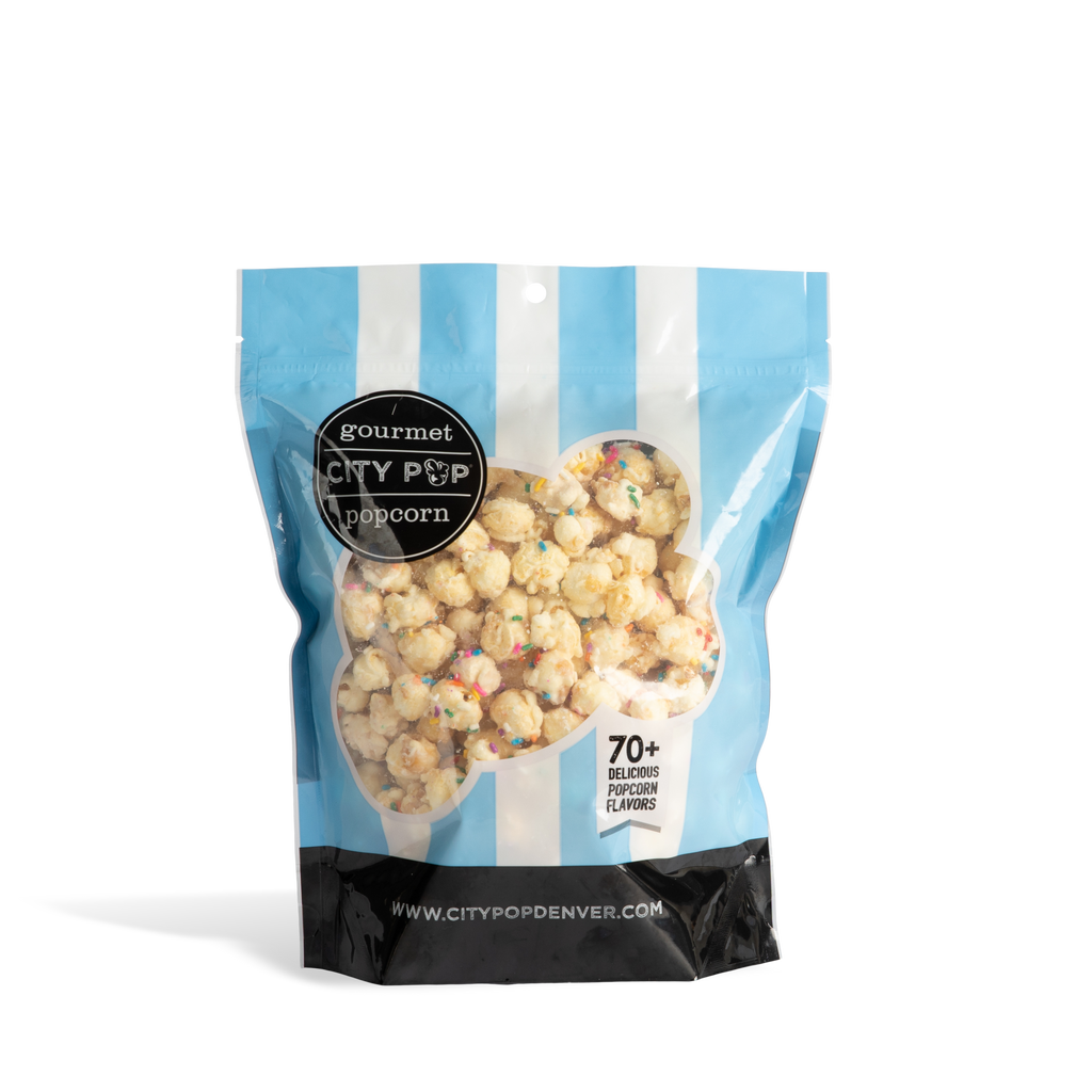 City Pop Birthday Cake Popcorn Bag