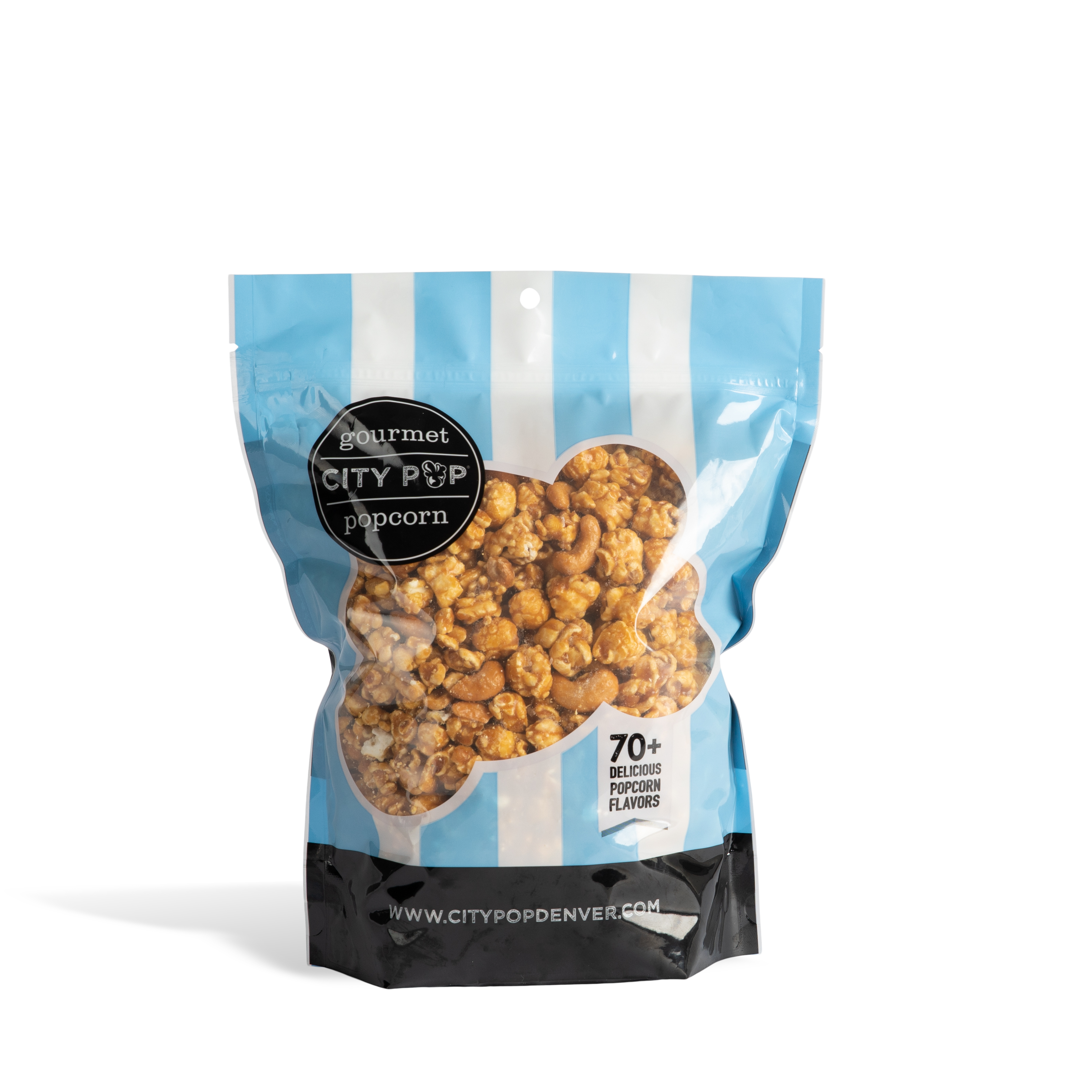 City Pop Caramel Cashew Popcorn Bag