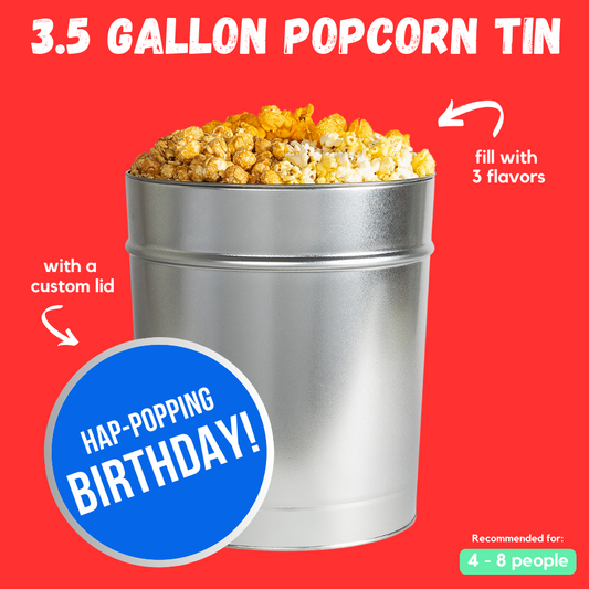 3.5 Gallon Popcorn Tin