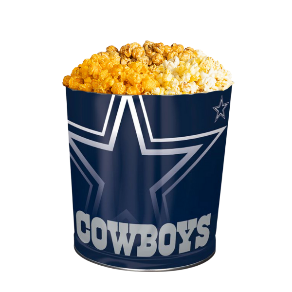 Dallas Cowboys Popcorn Tin