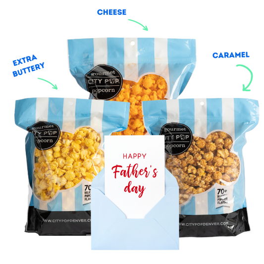 City Pop Father's Day Popcorn Gift Box
