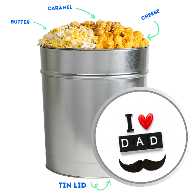 Father's Day Popcorn Tin