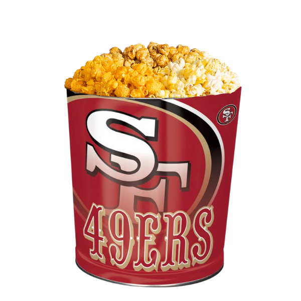 San Francisco 49ers Popcorn Tin