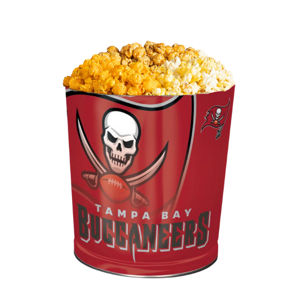 Tampa Bay Buccaneers Popcorn Tin 