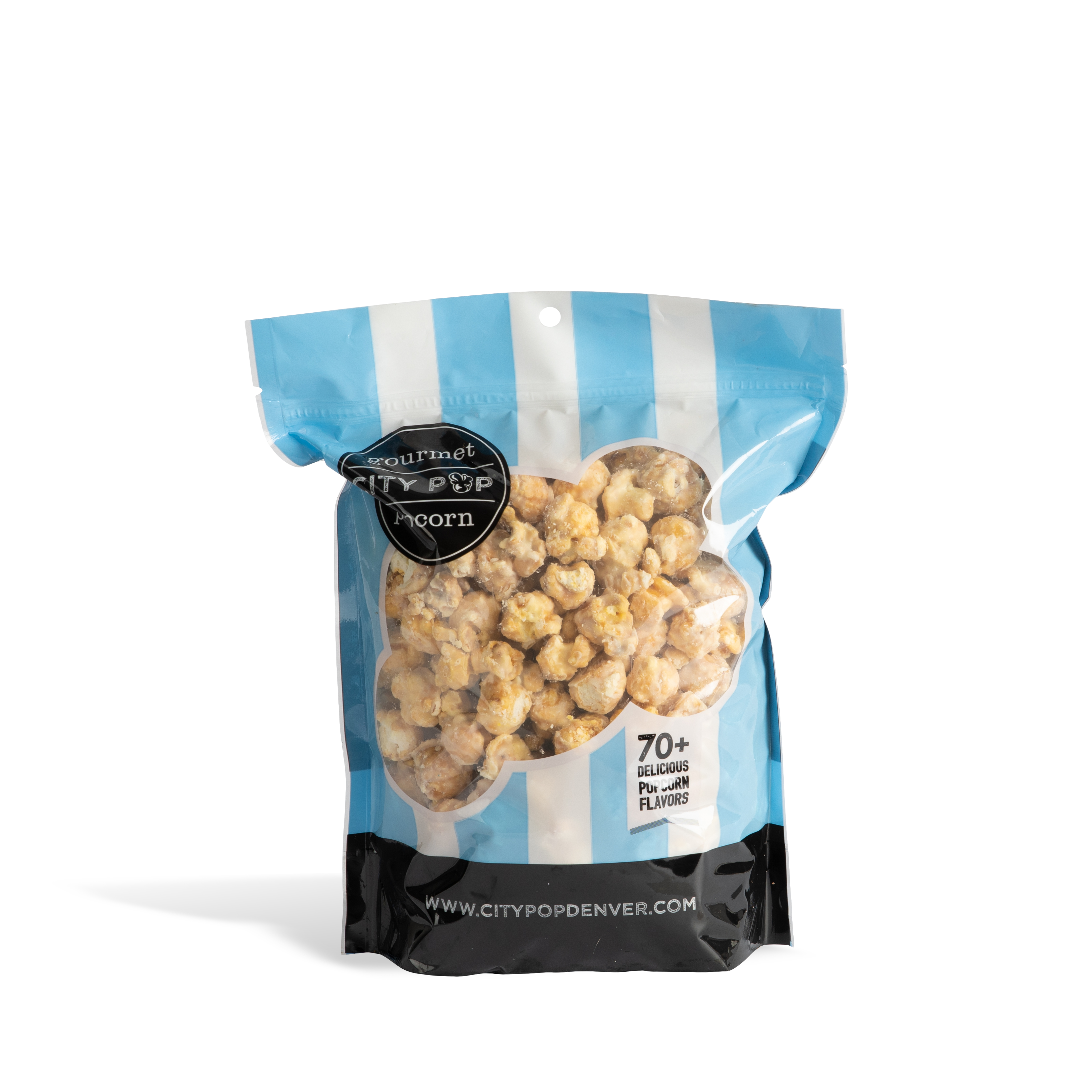 City Pop White Chocolate Caramel Popcorn Bag
