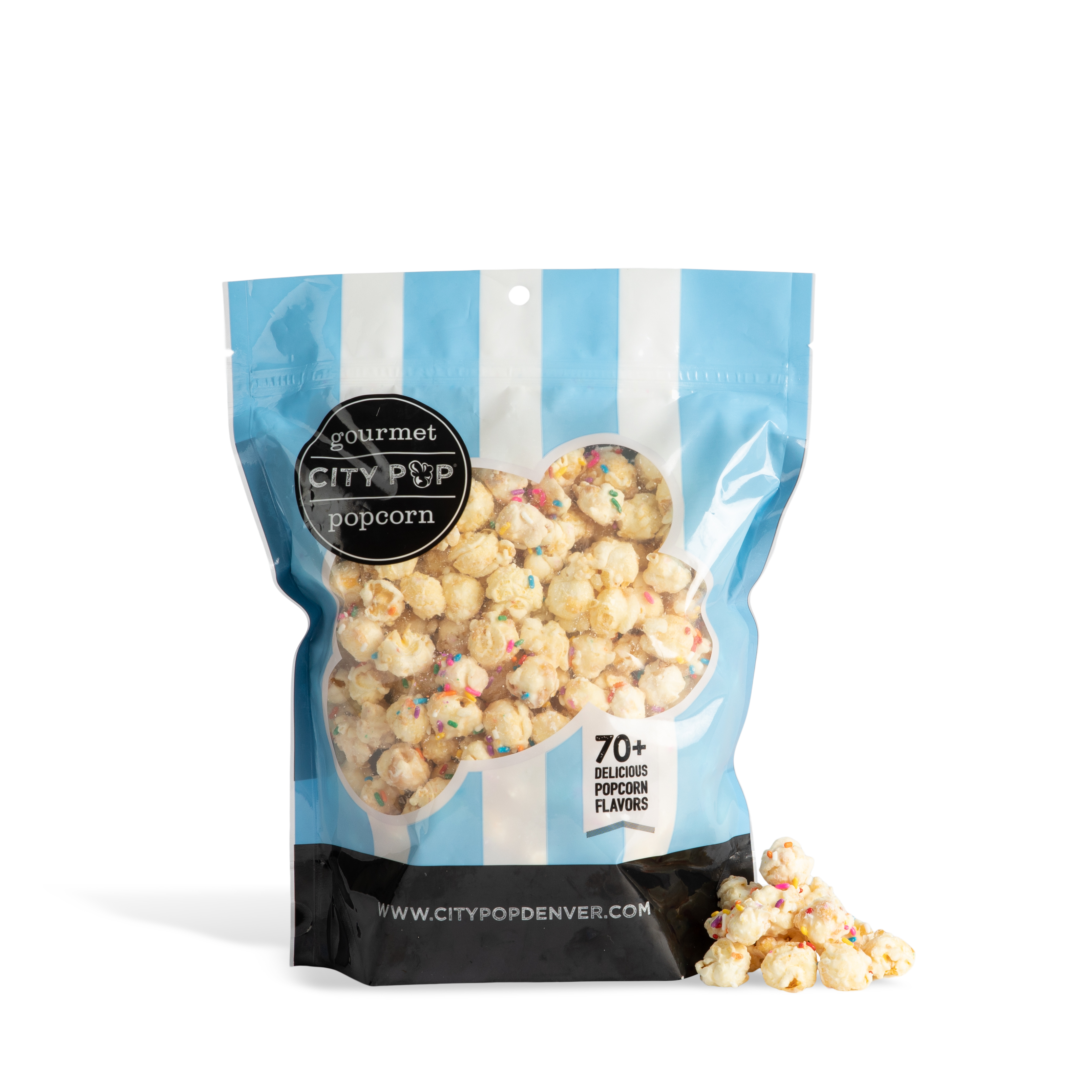City Pop Birthday Cake Popcorn Bag With Kernel