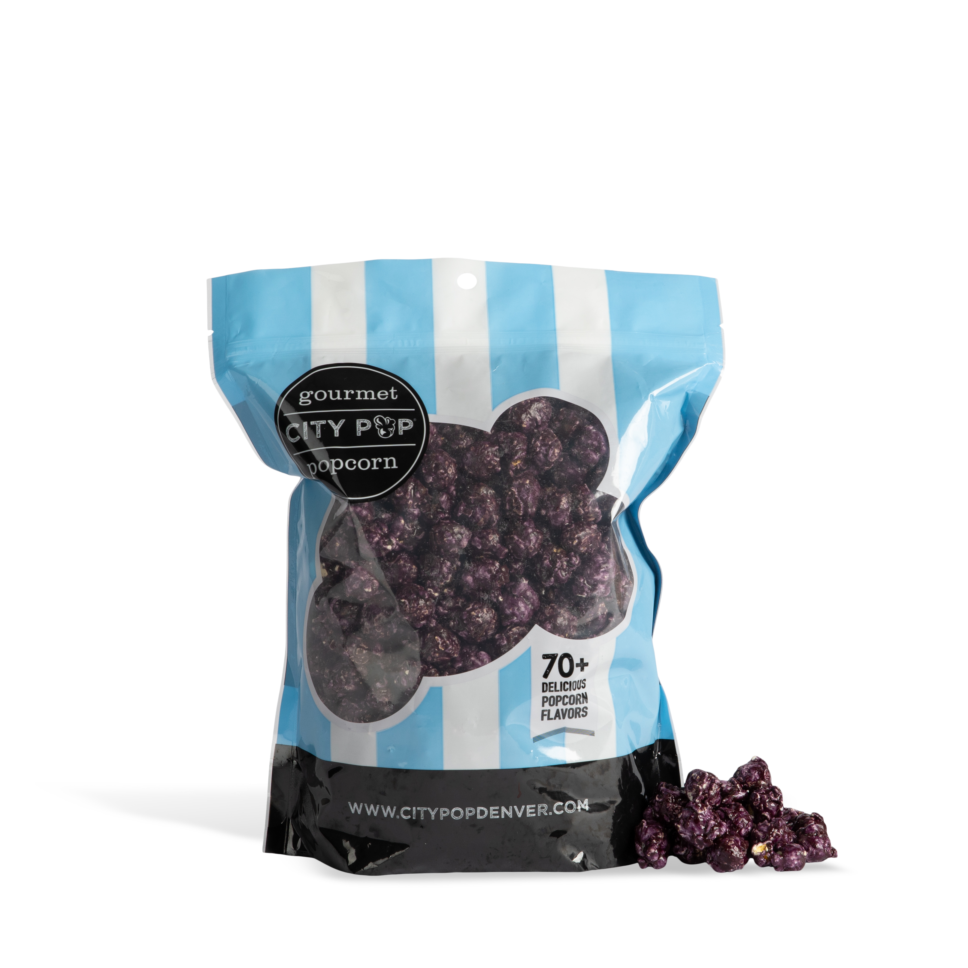 City Pop Blackberry Popcorn Bag With Kernels