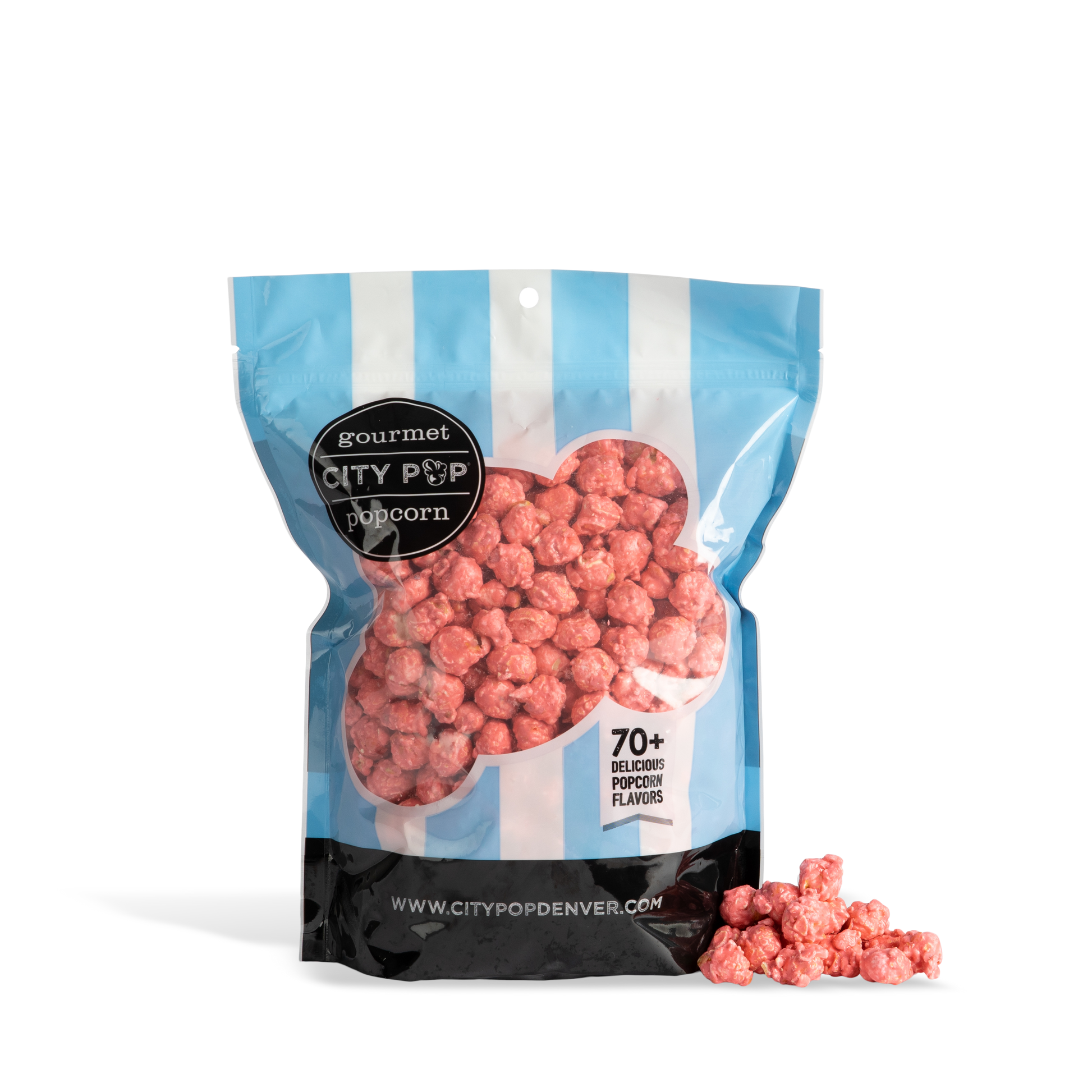 City Pop Bubble Gum Popcorn Bag With Kernel