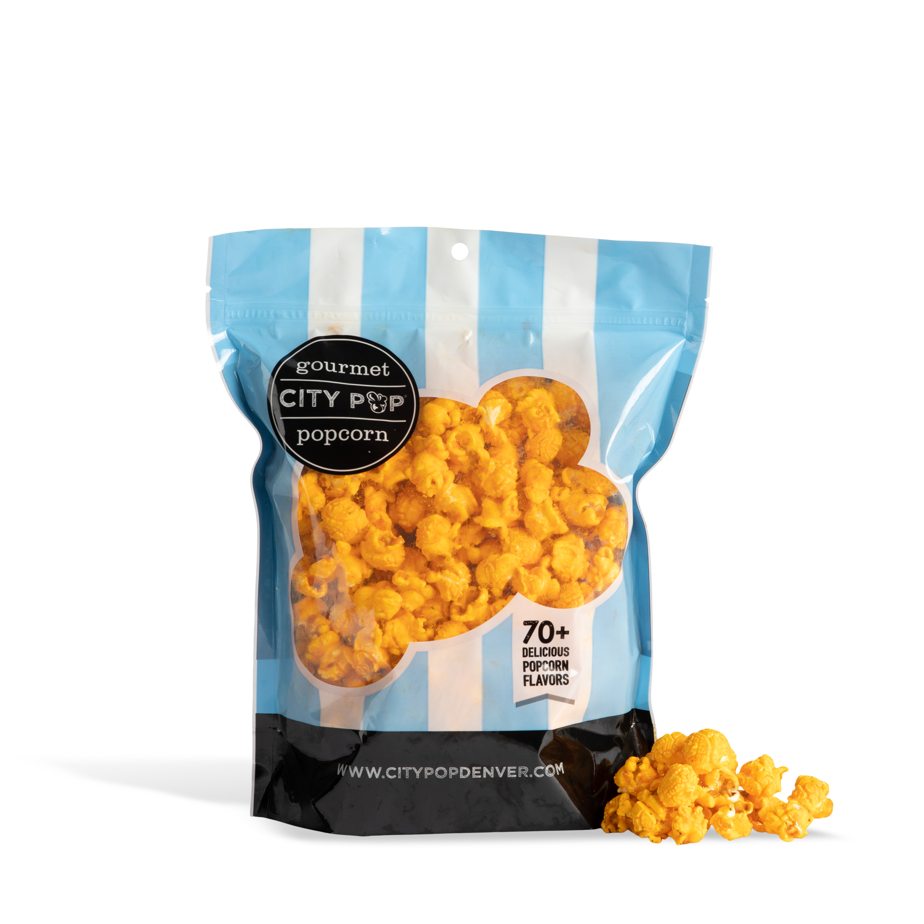 City Pop Cajun Popcorn Bag With Kernel