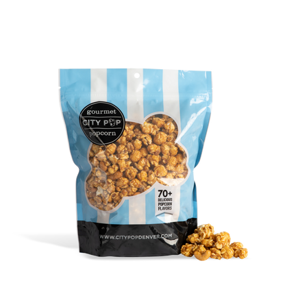City Pop Caramel Cashew Popcorn Bag With Kernel