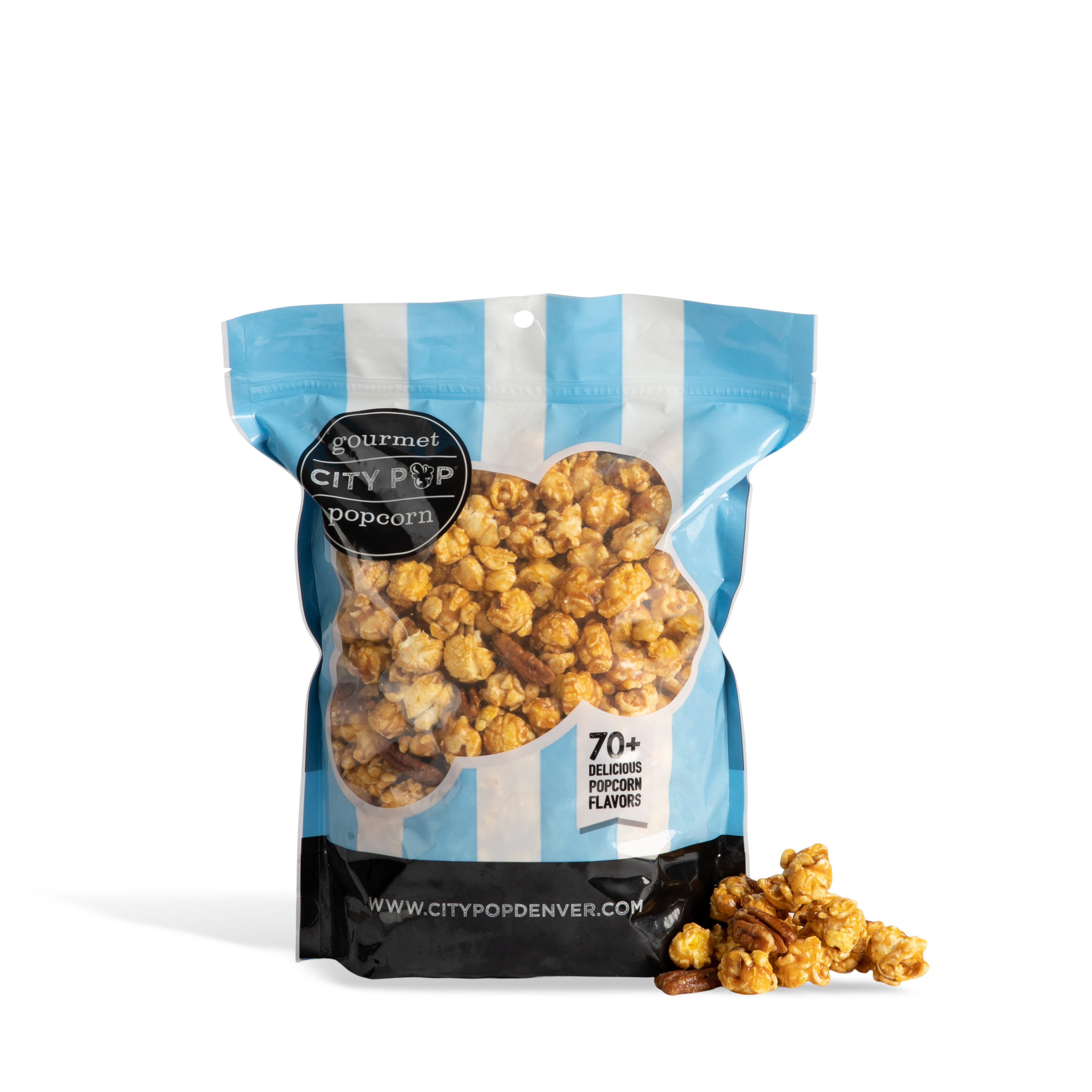 City Pop Caramel Pecan Popcorn Bag With Kernel