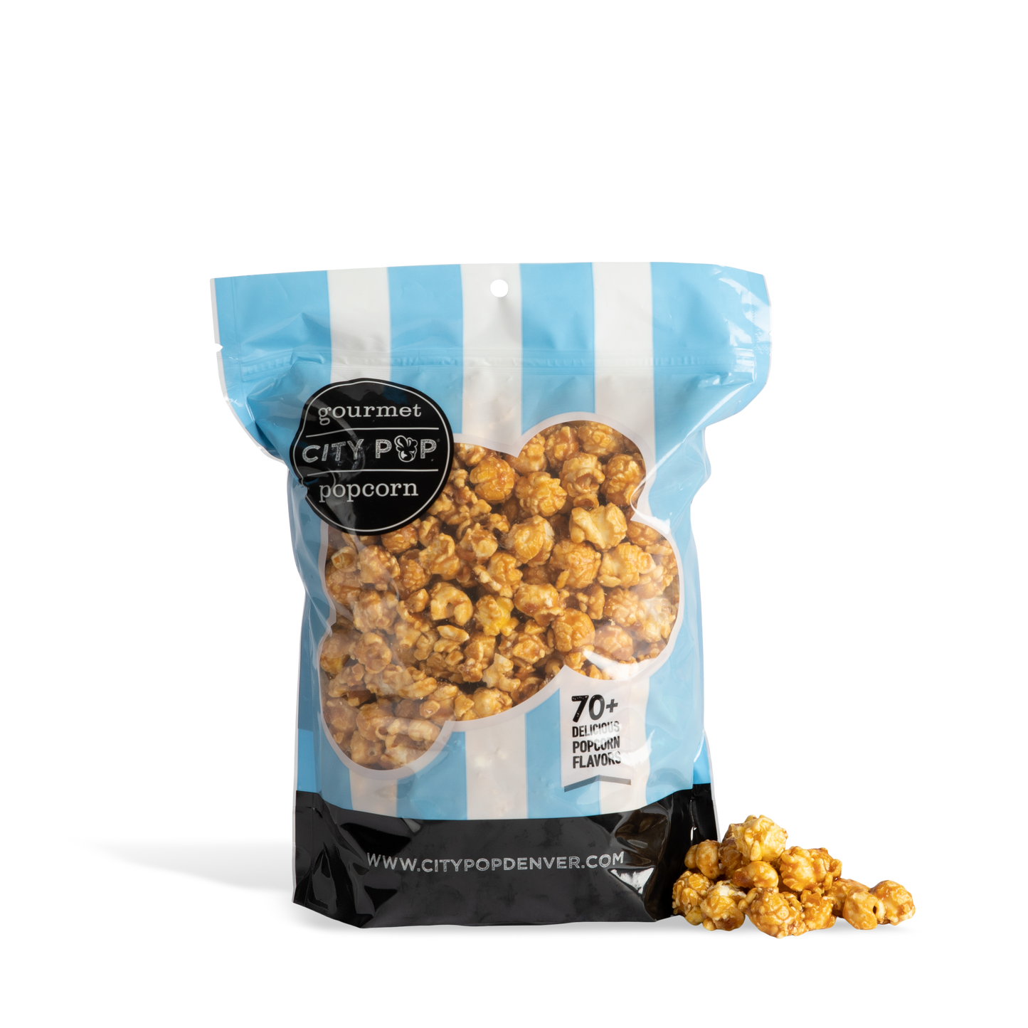 City Pop Caramel Popcorn Bag With Kernel