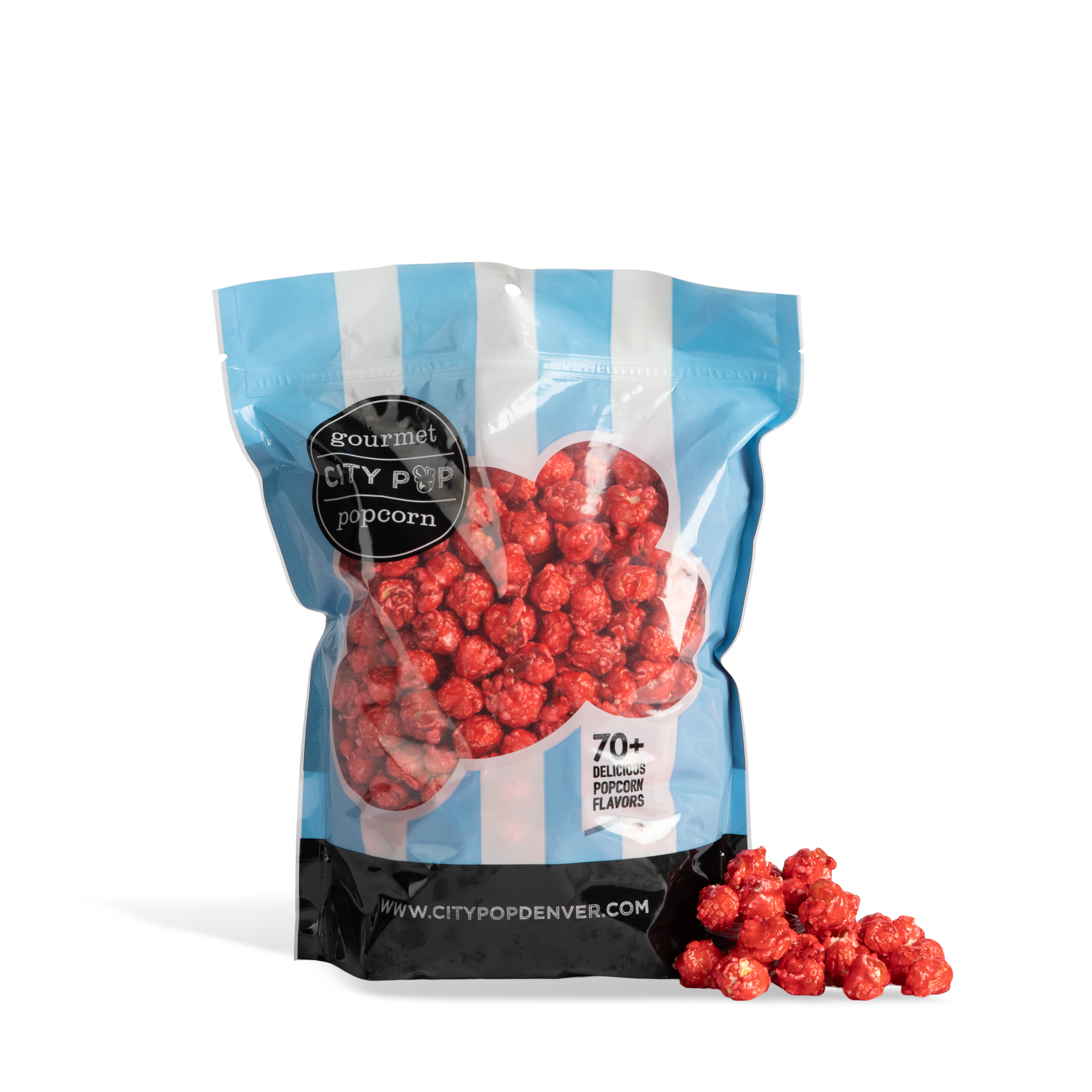 City Pop Cherry Popcorn Bag With Kernel