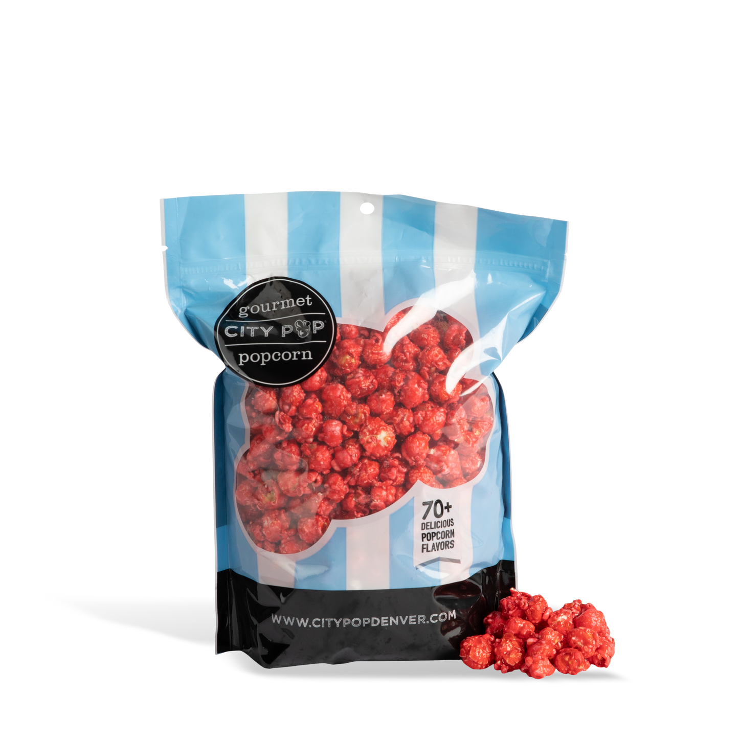 City Pop Cinnamon Popcorn Bag With Kernels