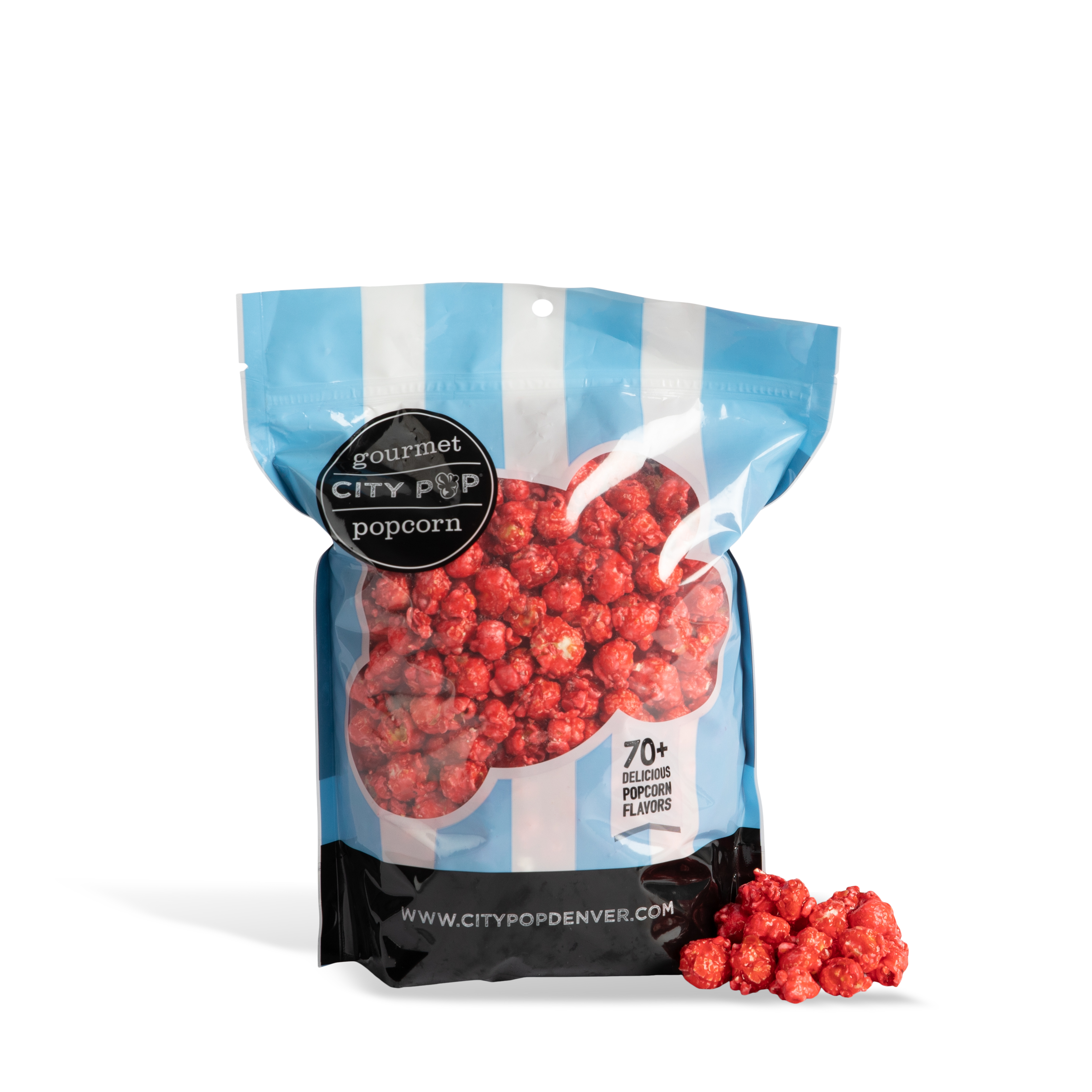 City Pop Cinnamon Popcorn Bag With Kernels