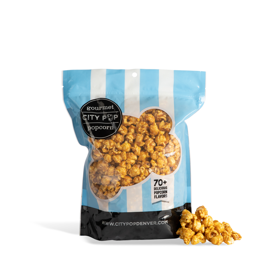 City Pop Extra Buttery Caramel Popcorn Bag With Kernel