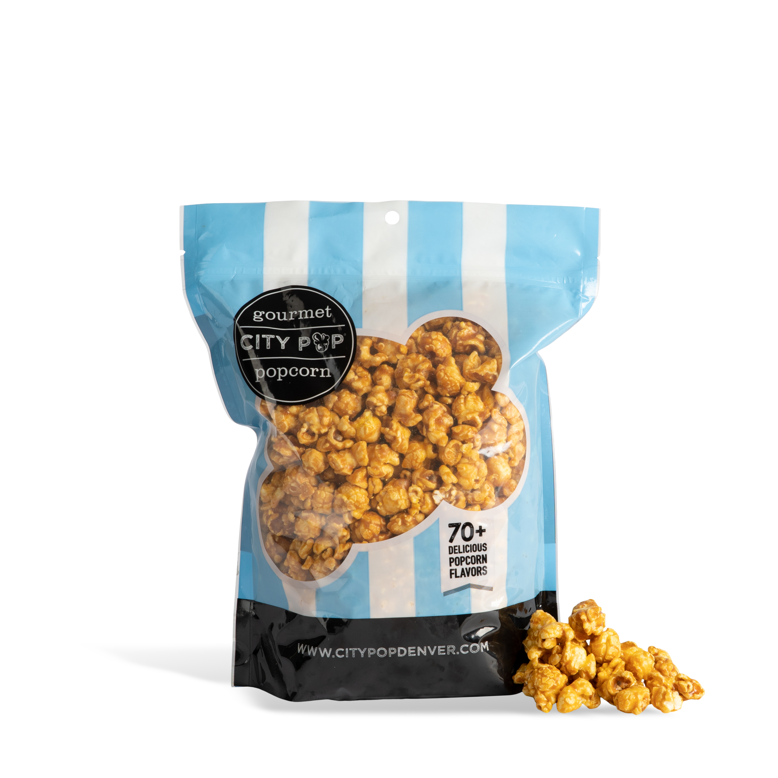 City Pop Extra Buttery Caramel Popcorn Bag With Kernel