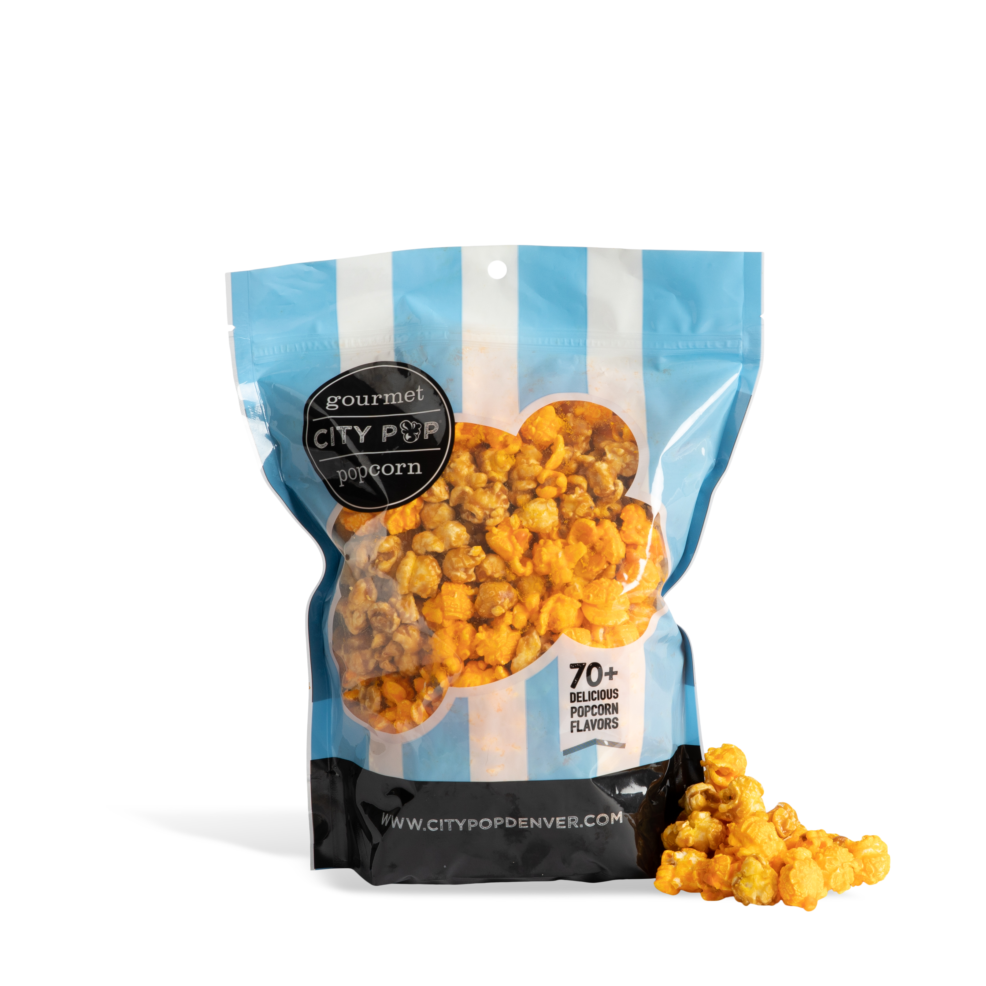 City Pop Extra Buttery Caramel & Cheese Mix Popcorn Bag With Kernel