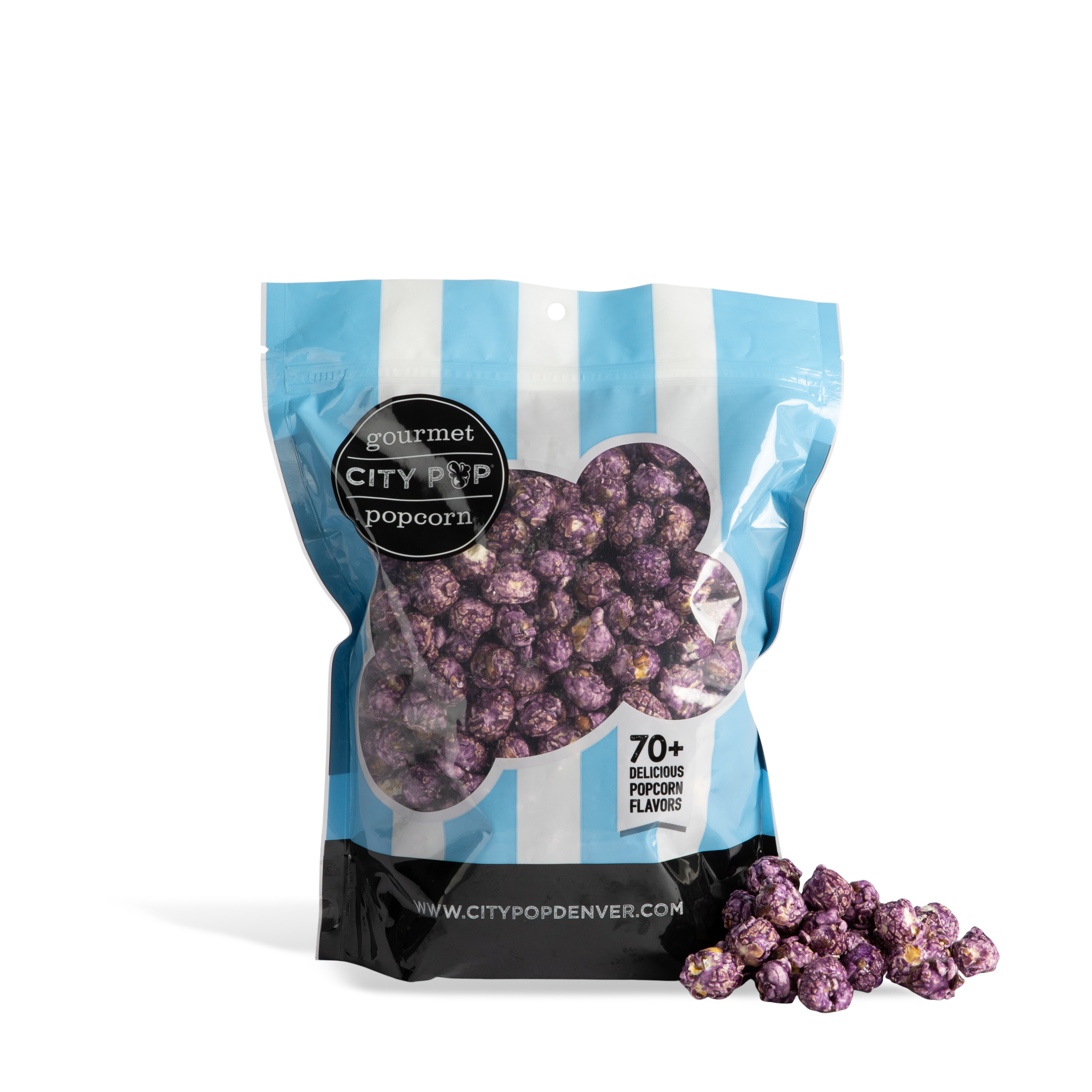 City Pop Grape Popcorn Bag With Kernel