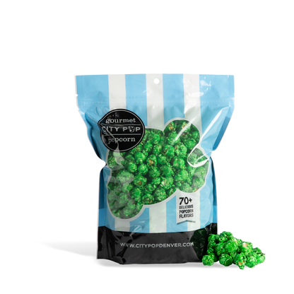 City Pop Green Apple Popcorn Bag With Kernel