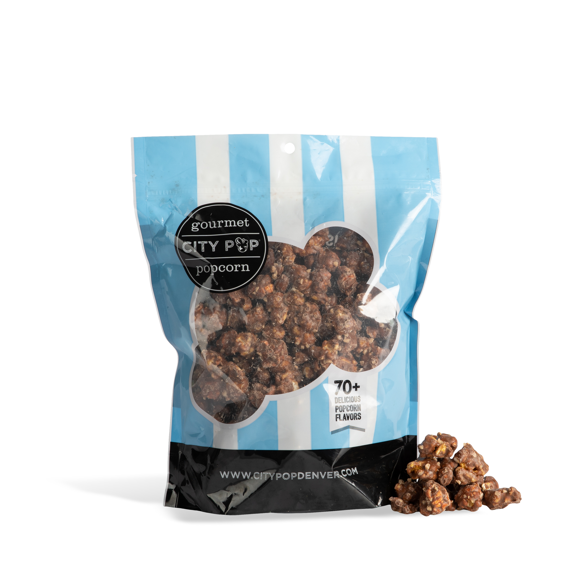 City Pop Heath Toffee Almond Popcorn Bag With Kernel