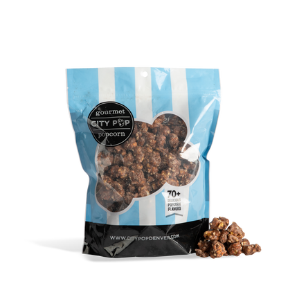 City Pop Heath Toffee Almond Popcorn Bag With Kernel
