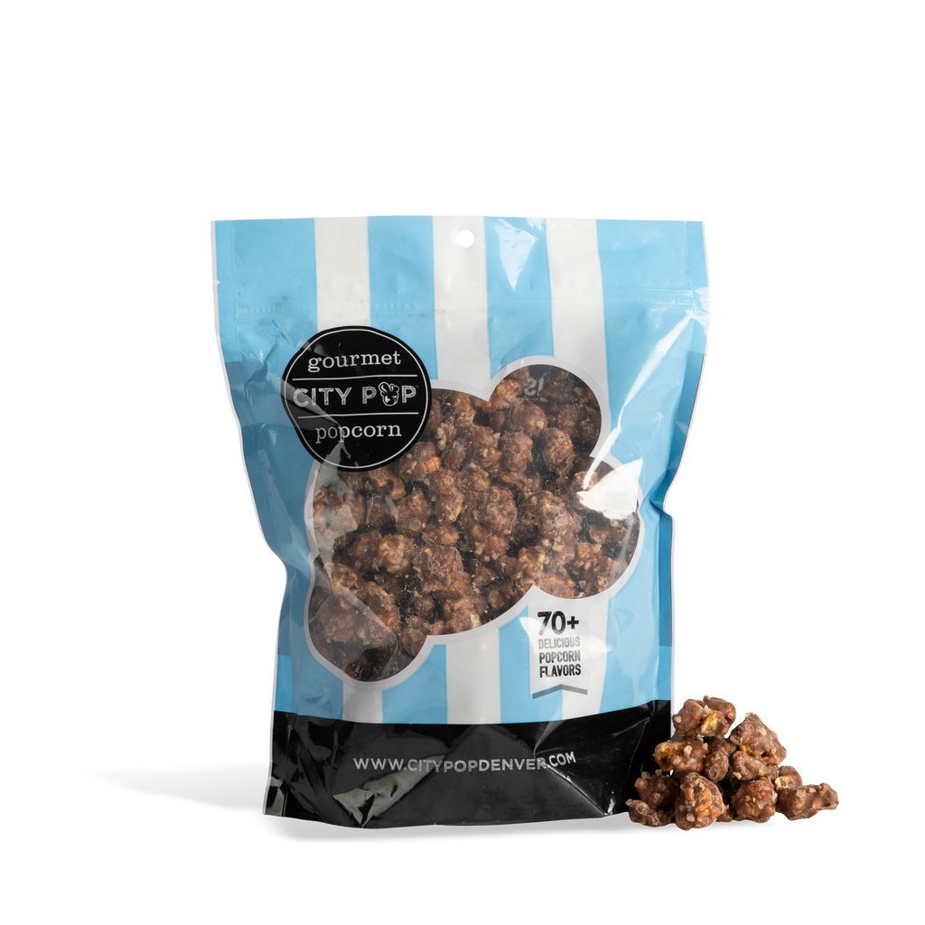 City Pop Heath Toffee Almond Popcorn Bag With Kernel