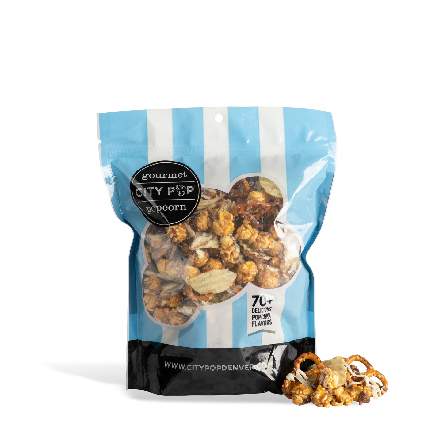 City Pop Pop-Chizel Popcorn Bag With Kernel