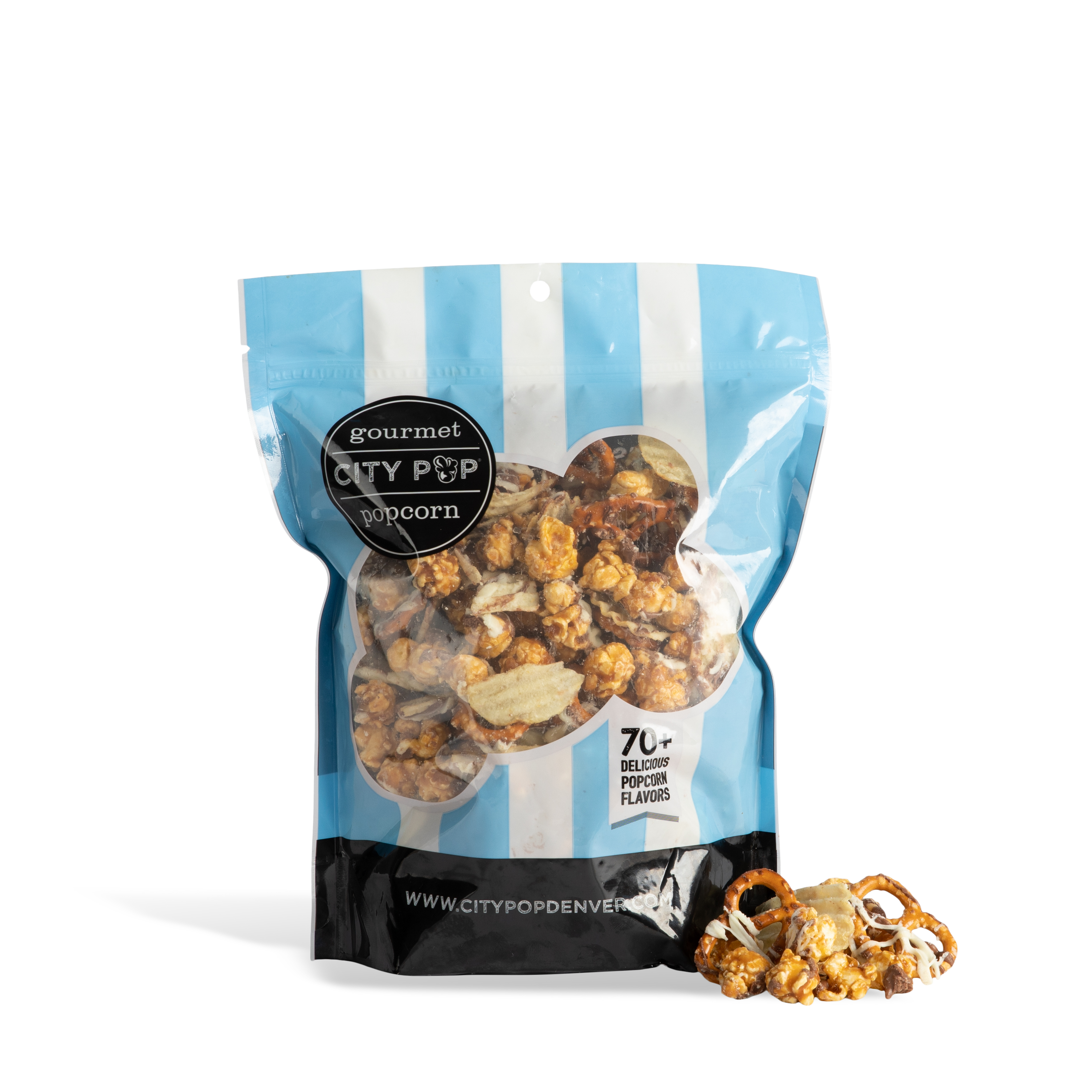 City Pop Pop-Chizel Popcorn Bag With Kernel