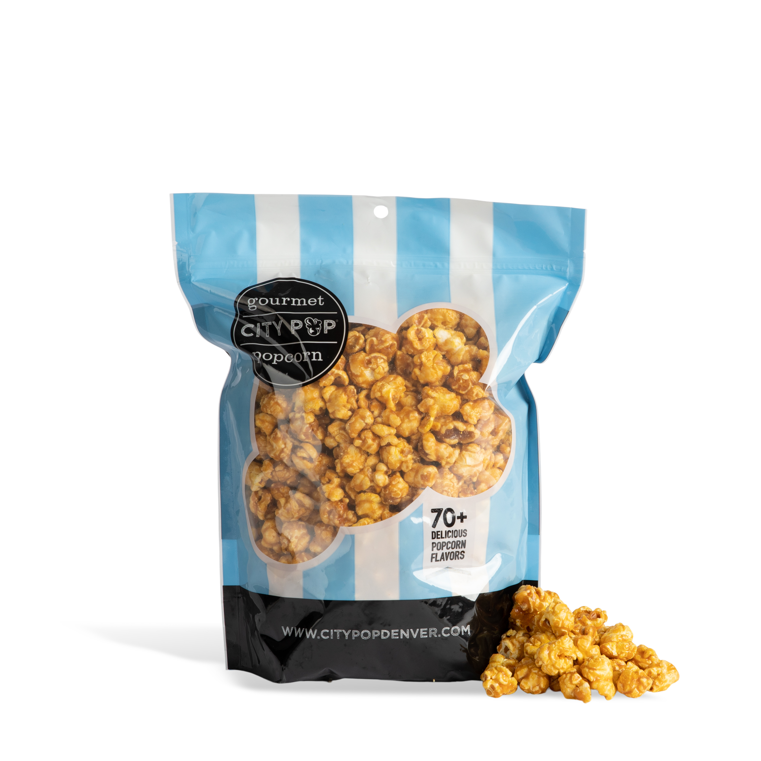 City Pop Pumpkin Spice Popcorn Bag With Kernel