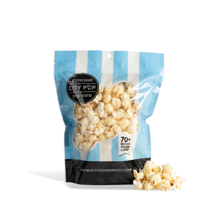 City Pop Salt & Vinegar Popcorn Bag With Kernel