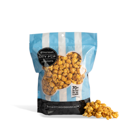 City Pop Sea Salt Caramel Popcorn Bag With Kernel