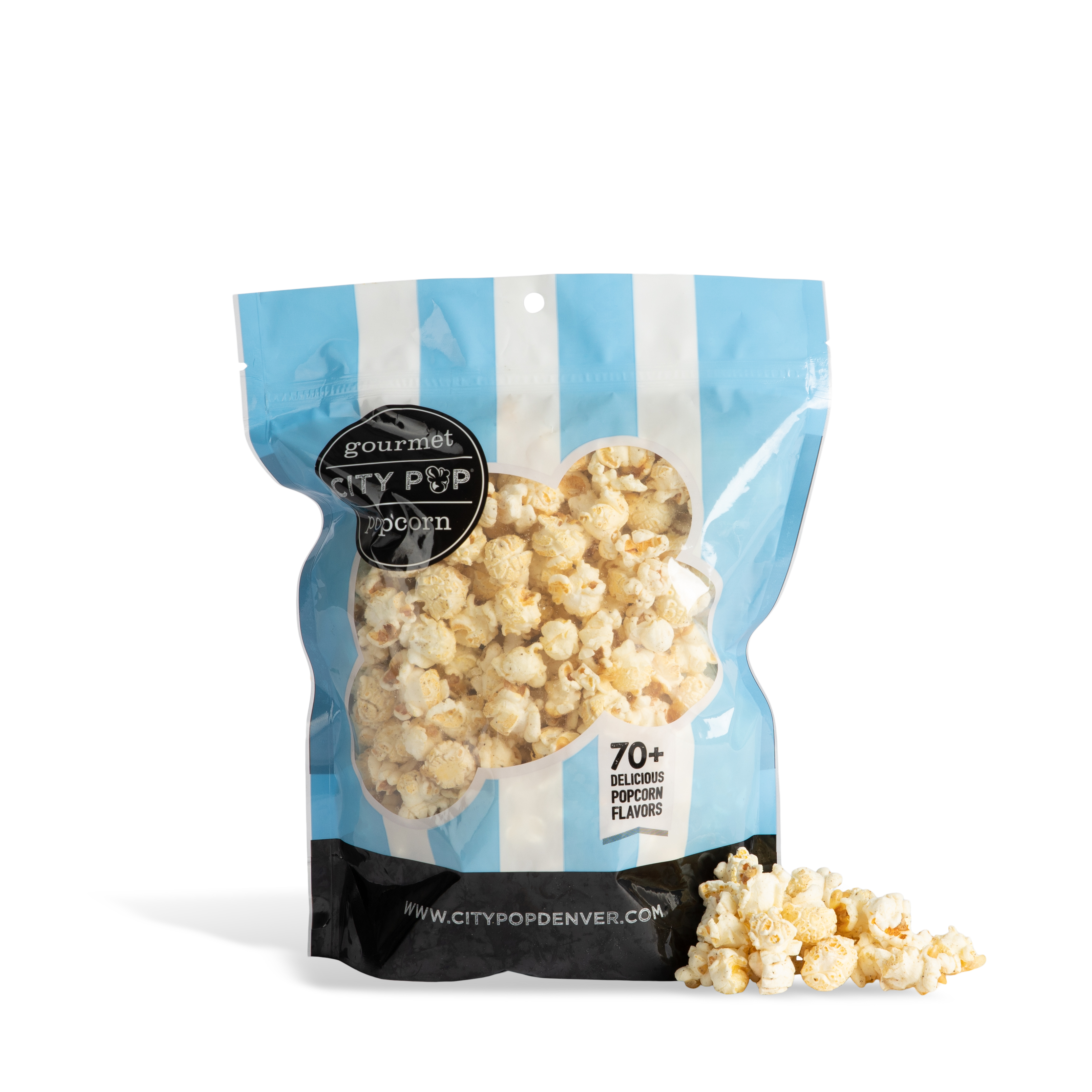 City Pop Sea Salt & Cracked Pepper Popcorn Bag With Kernel