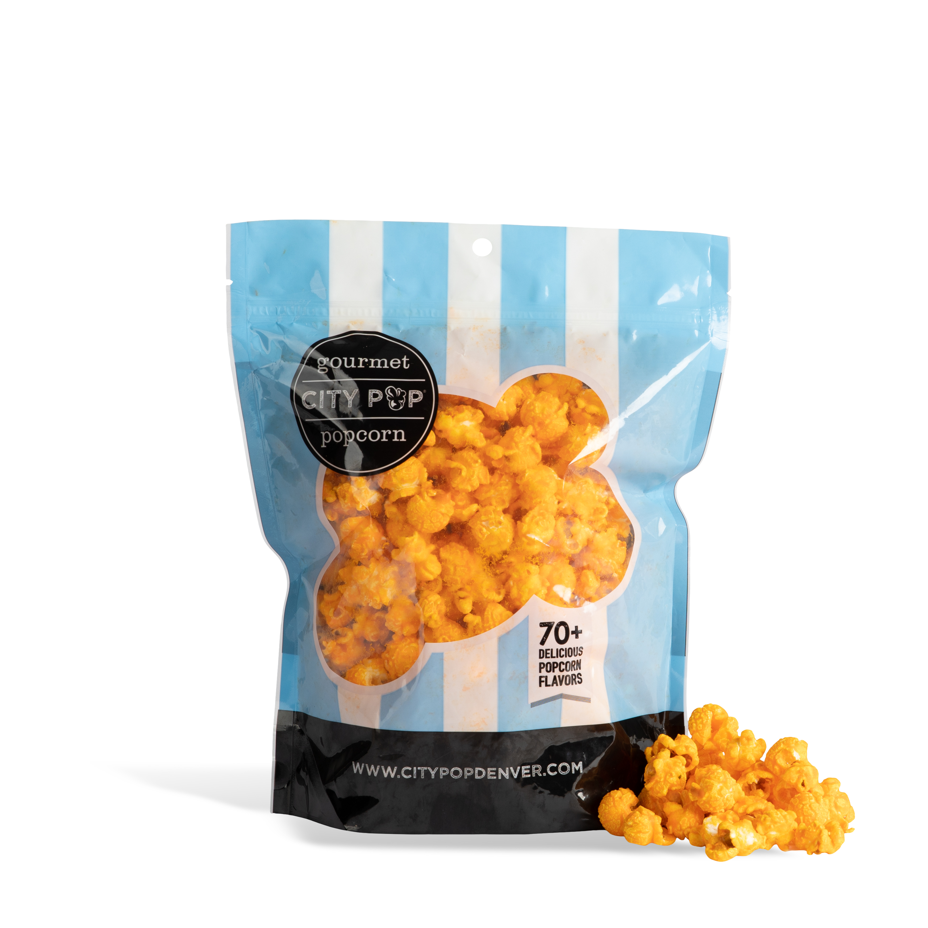 City Pop Sour Cream & Cheddar Popcorn Bag With Kernel