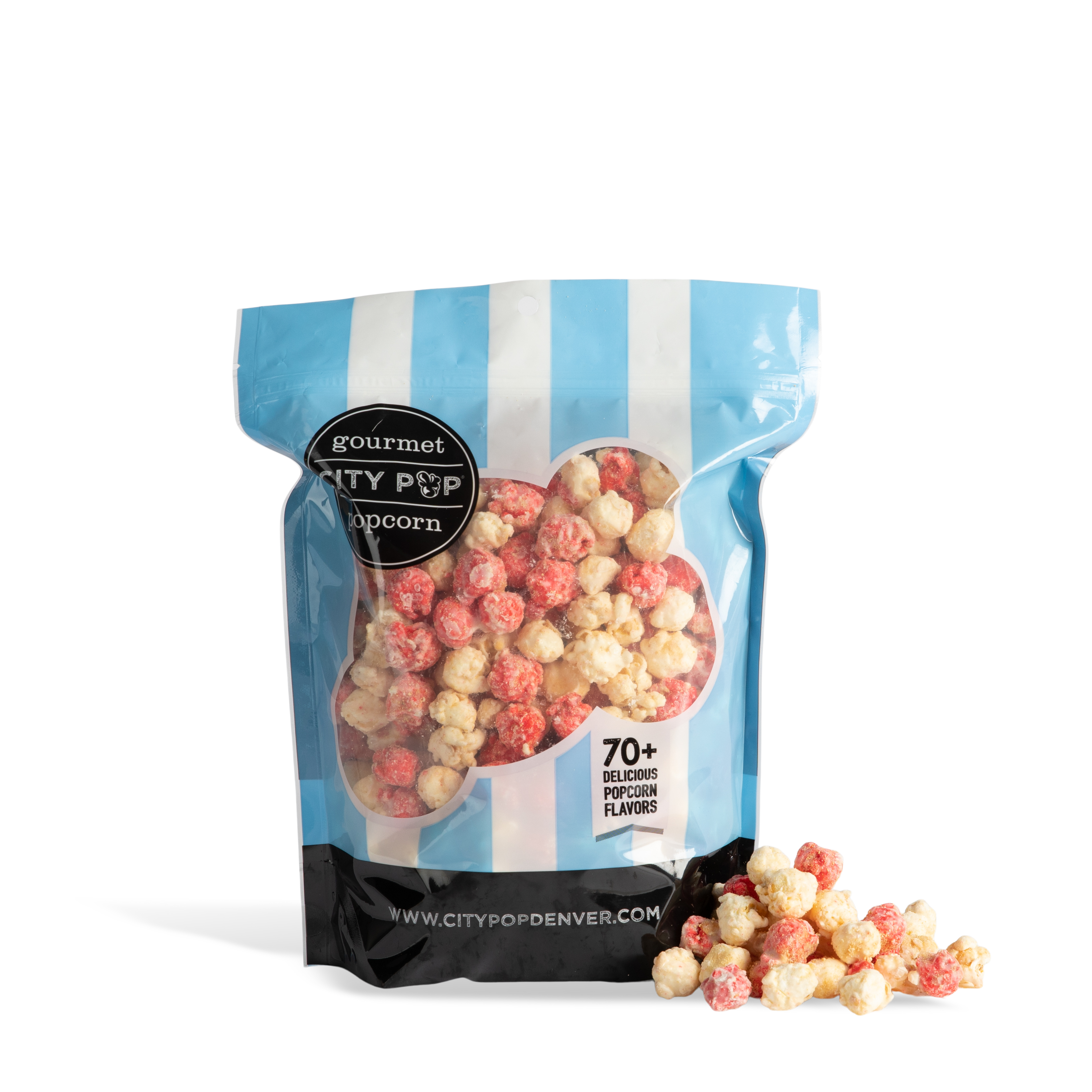 City Pop Strawberry Cheesecake Popcorn Bag With Kernel
