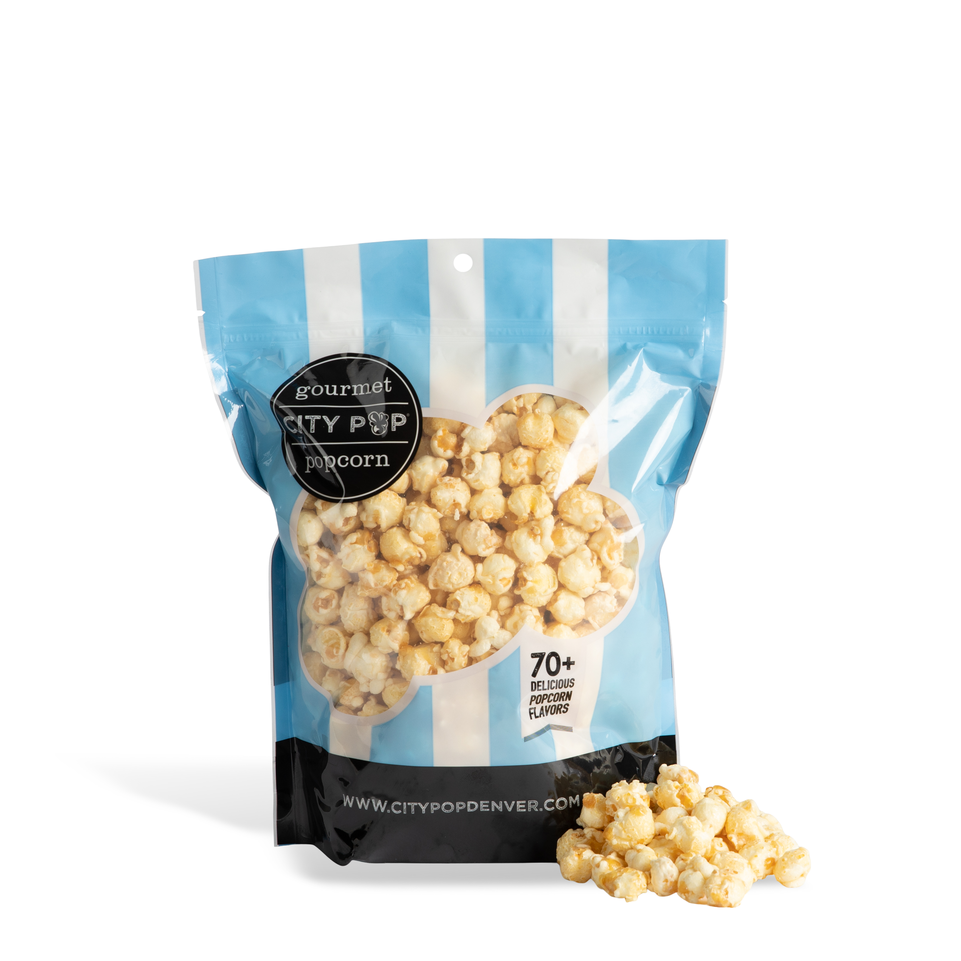 City Pop Vanilla Popcorn Bag With Kernels