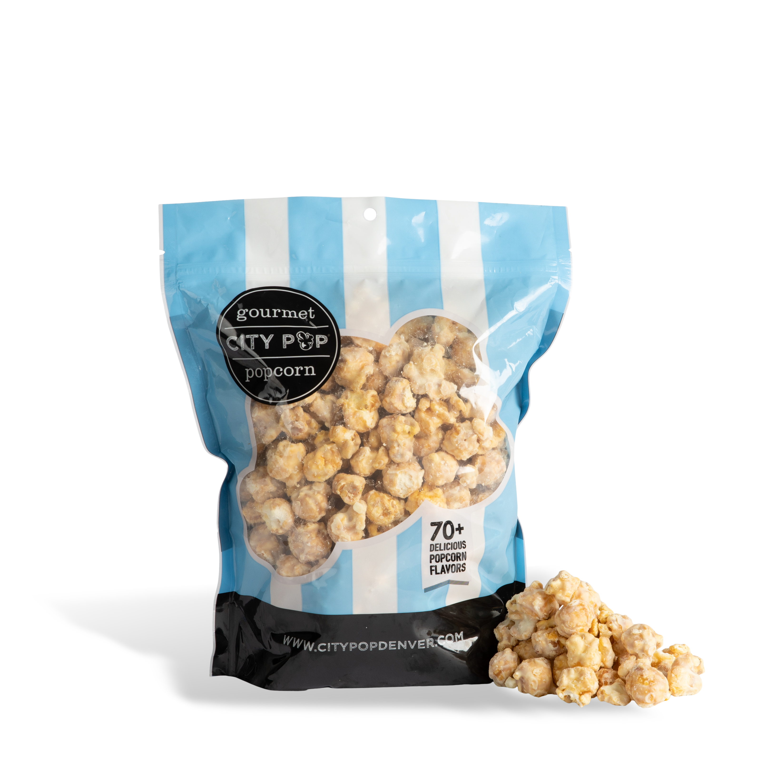 City Pop White Chocolate Caramel Popcorn With Kernel