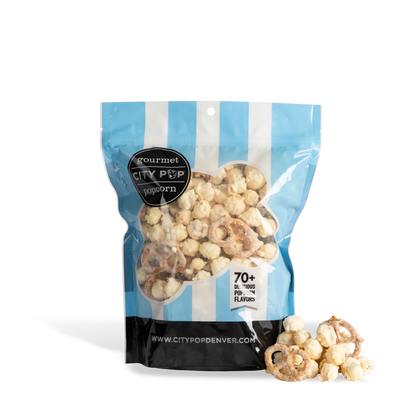 City Pop White Chocolate Pretzel Popcorn Bag With Kernel